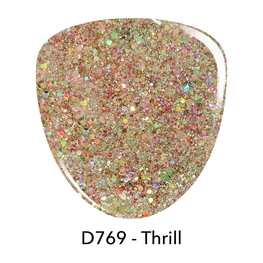 D992 Jaded Green Glitter Dip Powder – Revel Nail