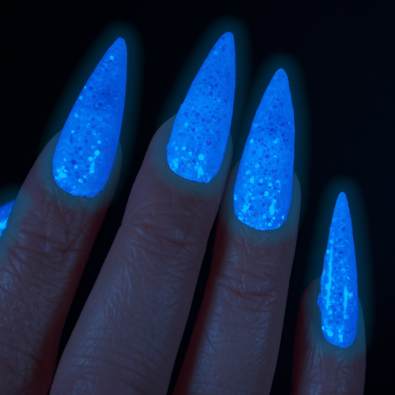 Glow in the dark dip nails best sale