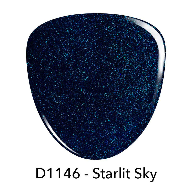 Dip Powder D1146 Starlit Sky Blue Shimmer Dip Powder