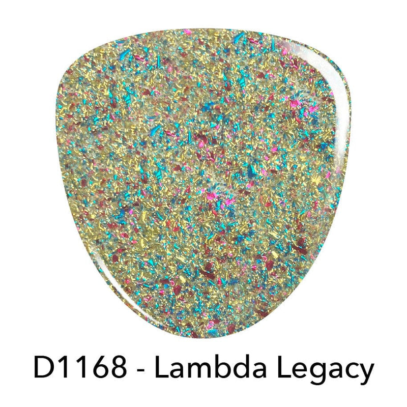 Dip Powder D1168 Lambda Legacy Flake Dip Powder