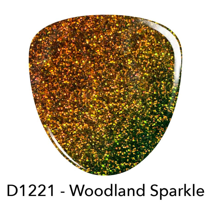 Dip Powder D1221 Woodland Sparkle Dip Powder