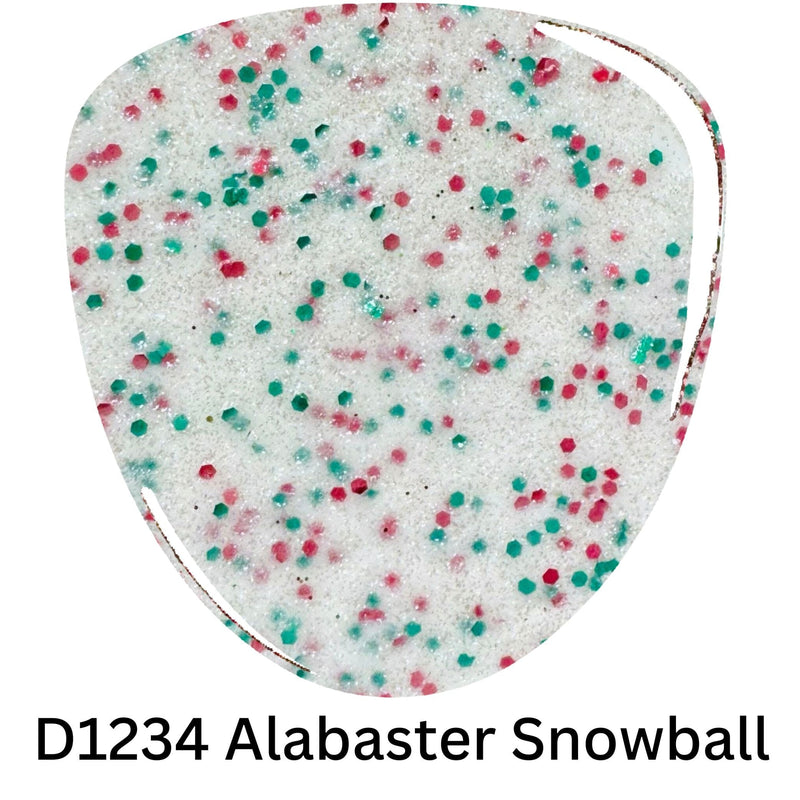 Dip Powder D1234 Alabaster Snowball Holiday Dip Powder 0.5 oz jar