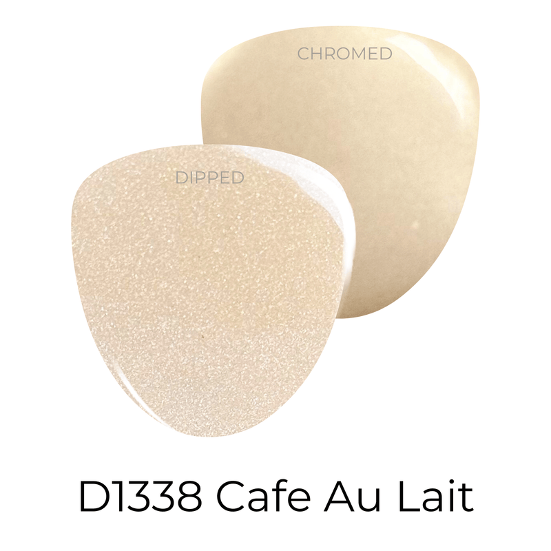 Dip Powder D1338 Cafe Au Lait Shimmer Dip Powder