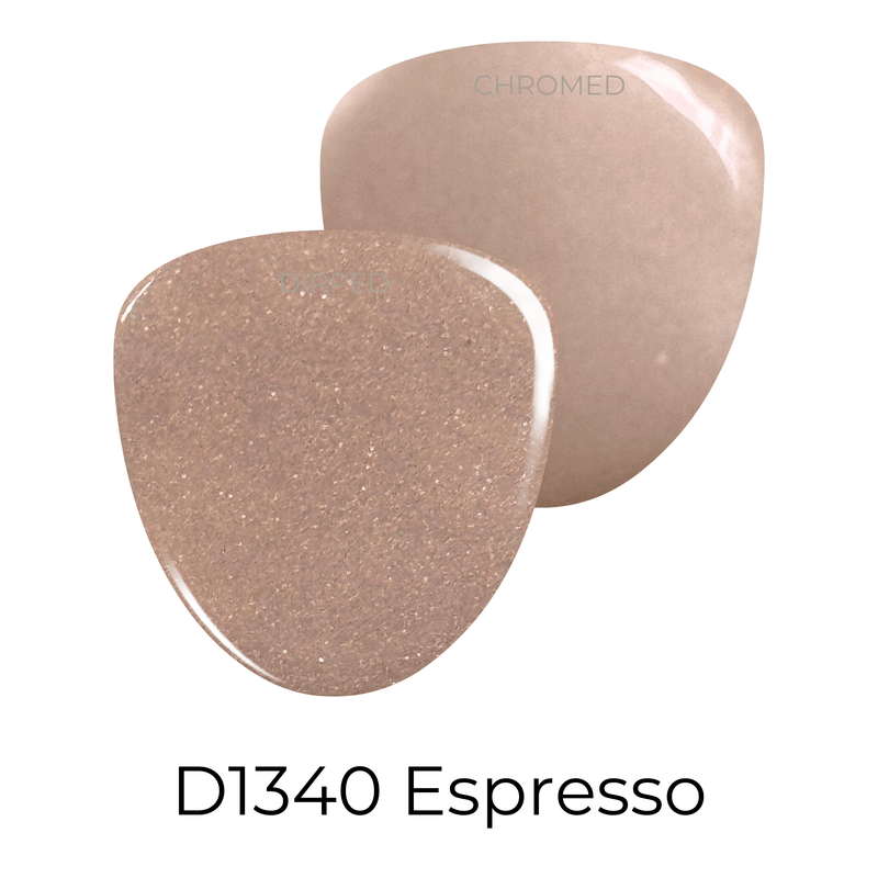 Dip Powder D1340 Espresso Brown Shimmer Dip Powder