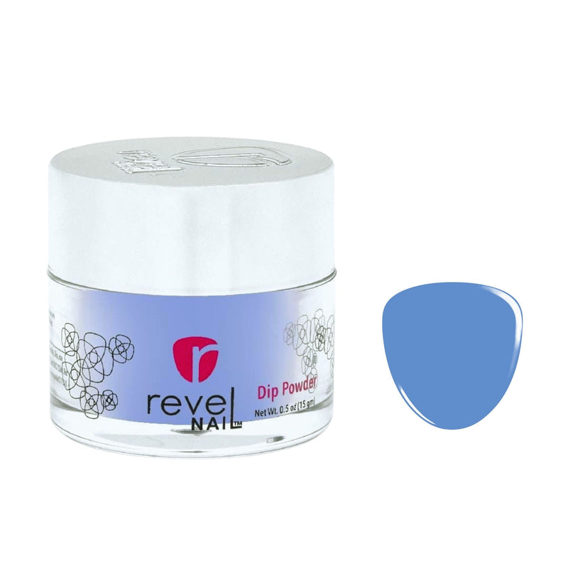 Dip Powder D310 Agave Blue Crème Dip Powder 0.5 oz jar