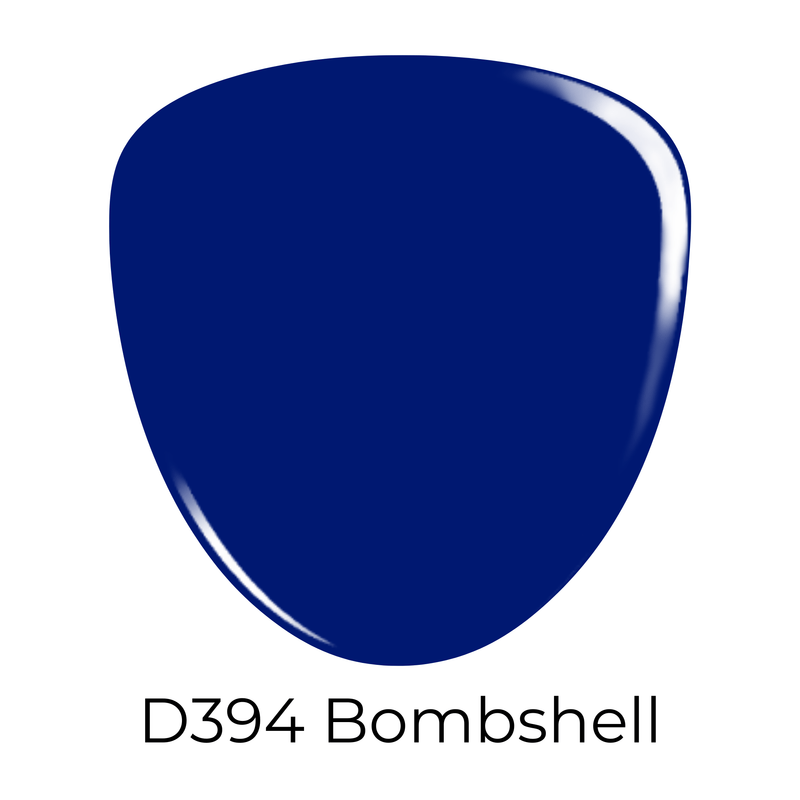 Dip Powder D394 Bombshell Blue Crème Dip Powder 0.5 oz jar