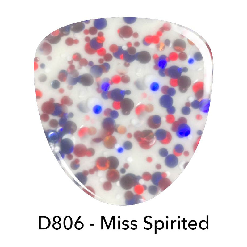 Dip Powder D806 Miss Spirited Multi Glitter Dip Powder