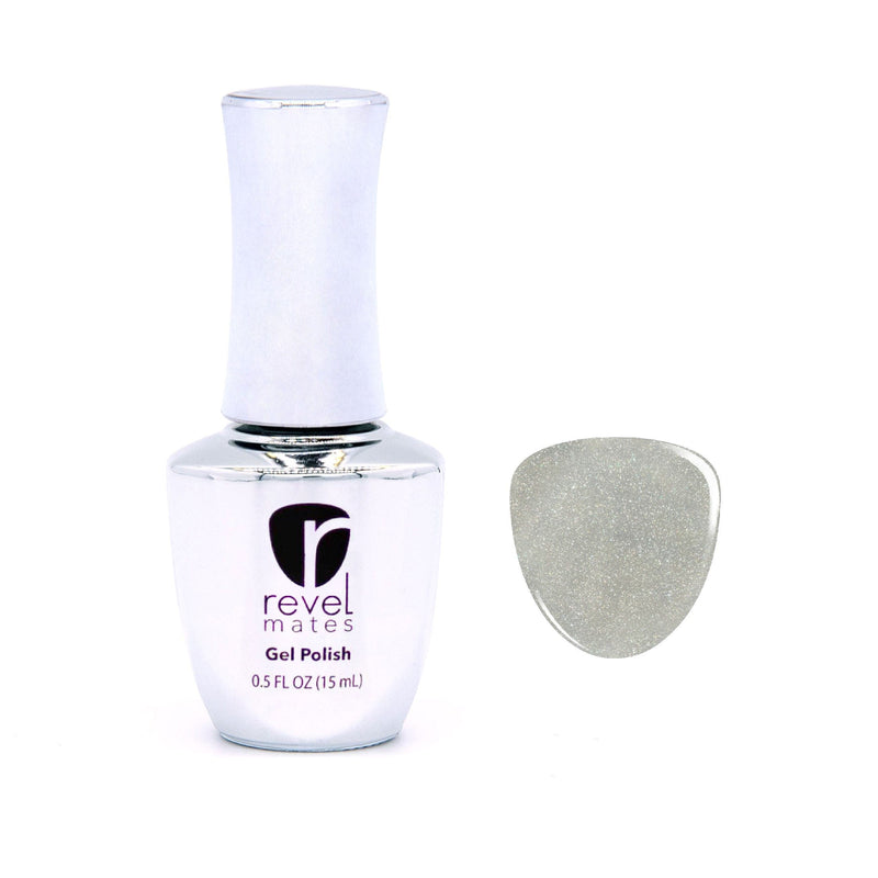 Gel Polish G881 Ethereal Silver Glitter Gel Polish