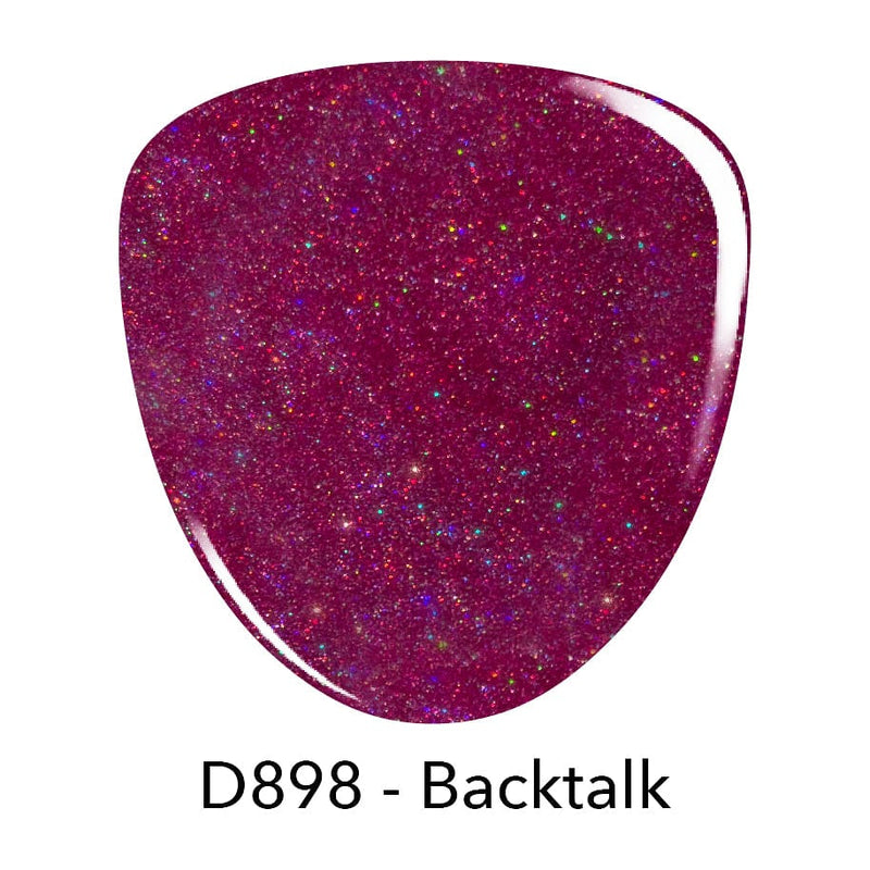 Gel Polish G898 Backtalk Pink Glitter Gel Polish