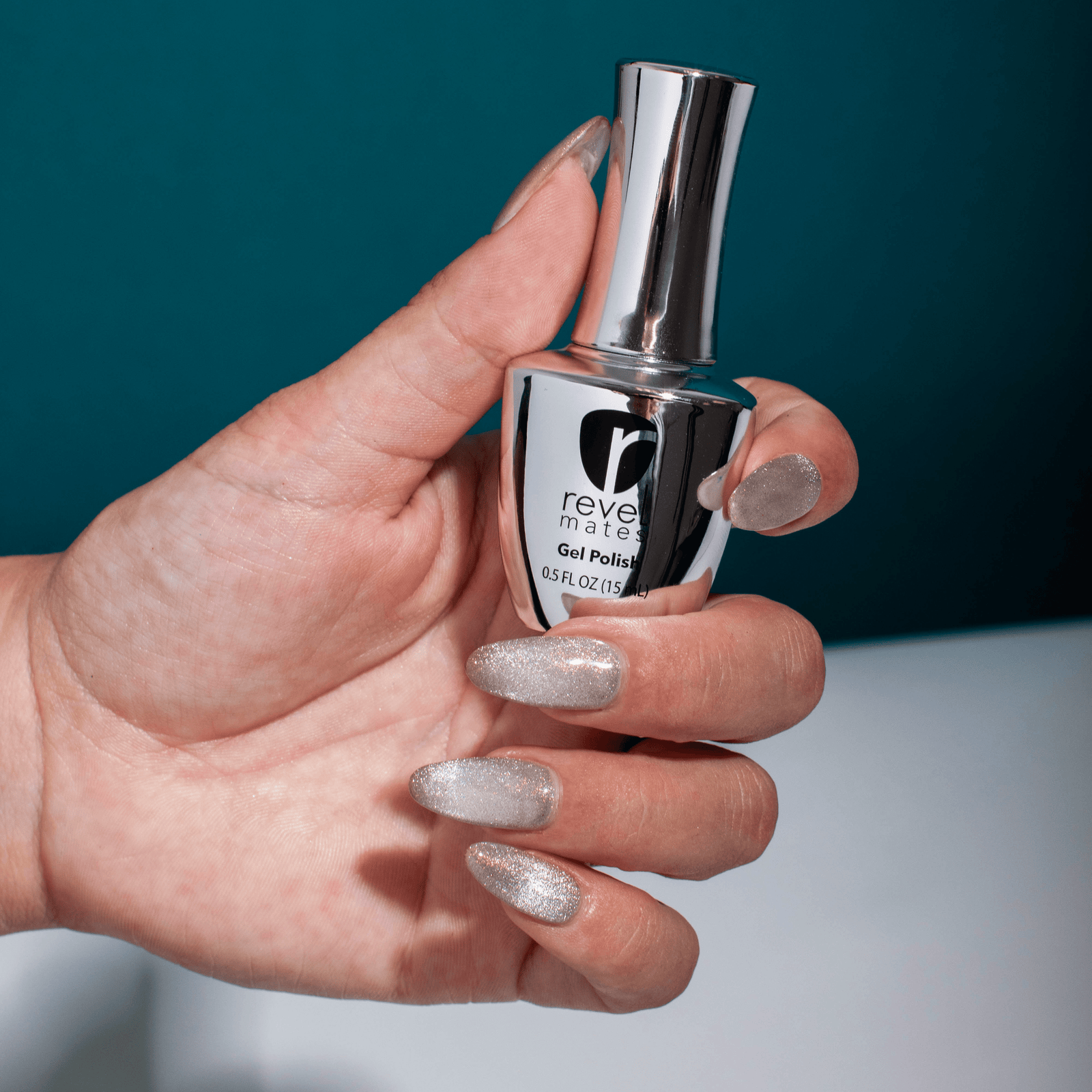 Silver Dollar 3D Cat Eye Magnetic Gel Polish Duo – Revel Nail