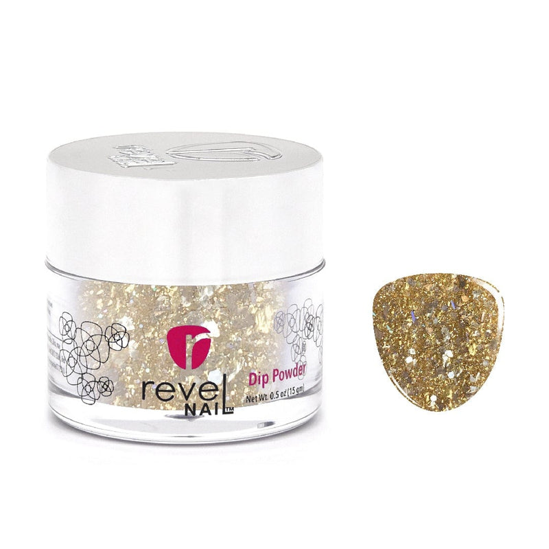 Revel Nail Dip Powder D641 Goldie