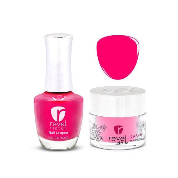 Revel Nail SC4 Aruba Pink Crème Dip Powder, 0.5 oz Jar Nail Dip Powder