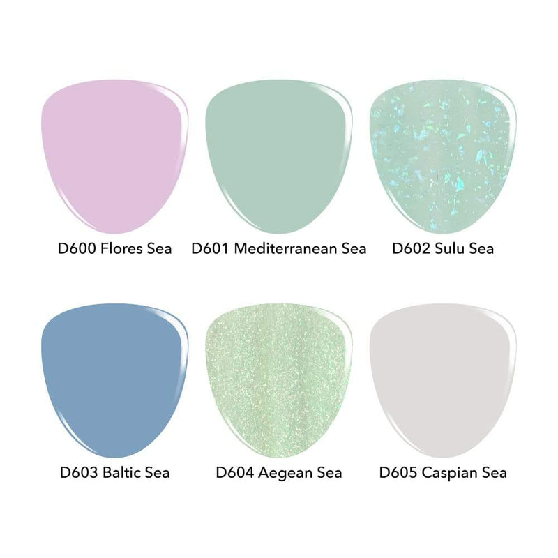 D601 Mediterranean Sea Blue Sheer Dip Powder – Revel Nail
